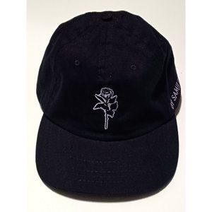 BSR by Samii Ryan Kanji Lust Black Dad Style Rose Hat Adjustable